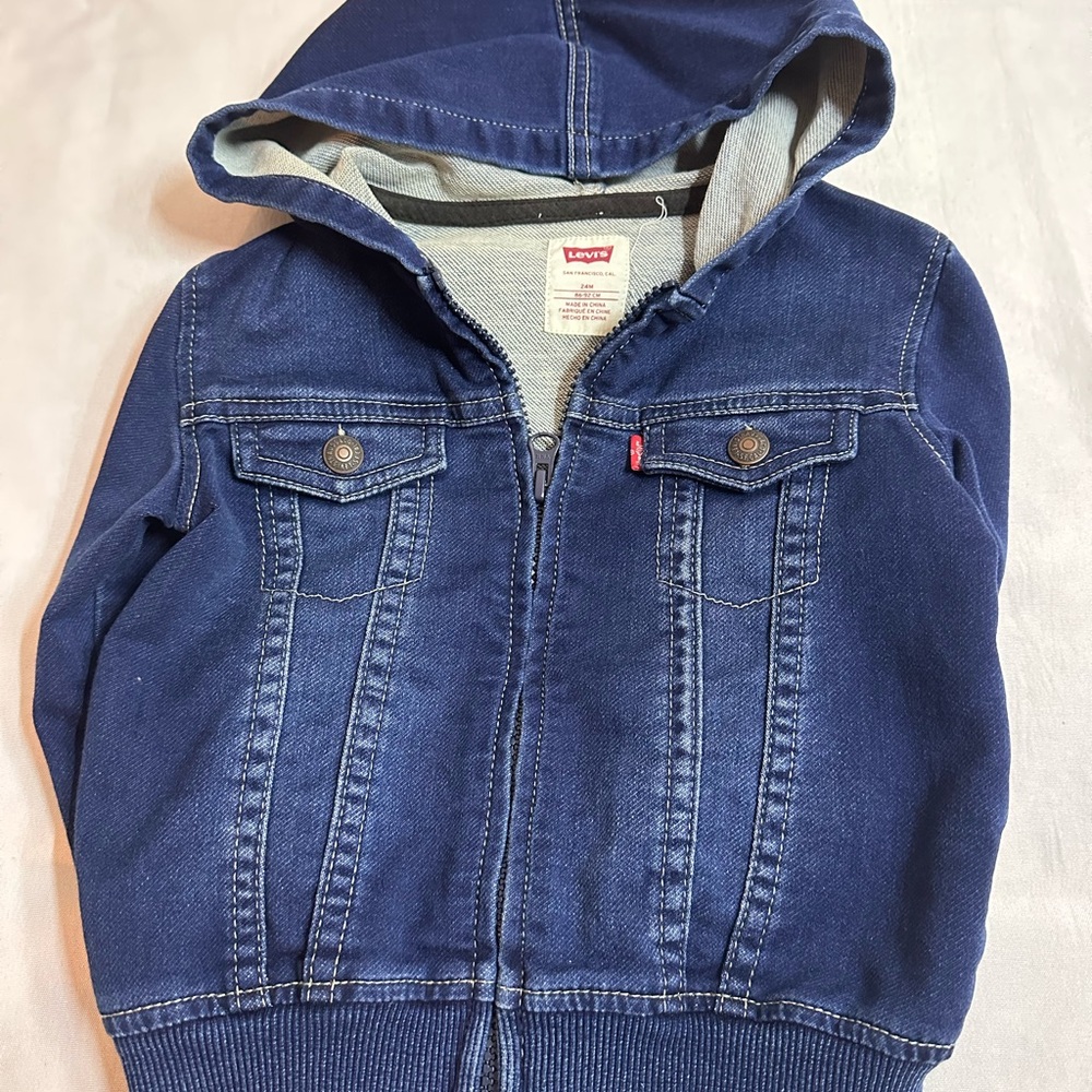 Levi's 24M Hooded Indigo Jean Jacket